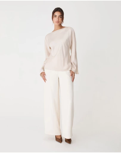 Forcast - Asma Satin Bias Cut Top