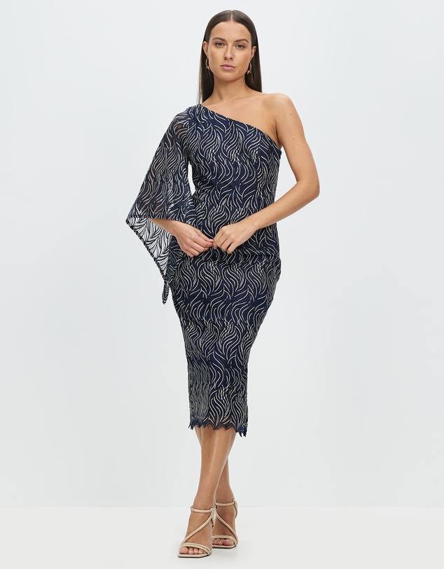 Romance by Honey and Beau - Lolita One Shoulder Dress