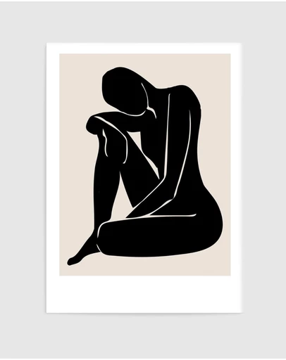 Olive et Oriel - Le Femme II Art Print