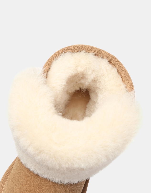 EVERAU - Australian Shepherd Ugg Bambi Kids Cow Suede Upper UGG Boots