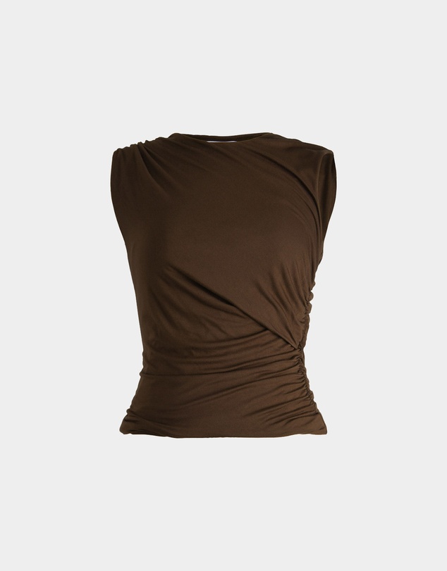 Forcast - Mia Ruched Jersey Top
