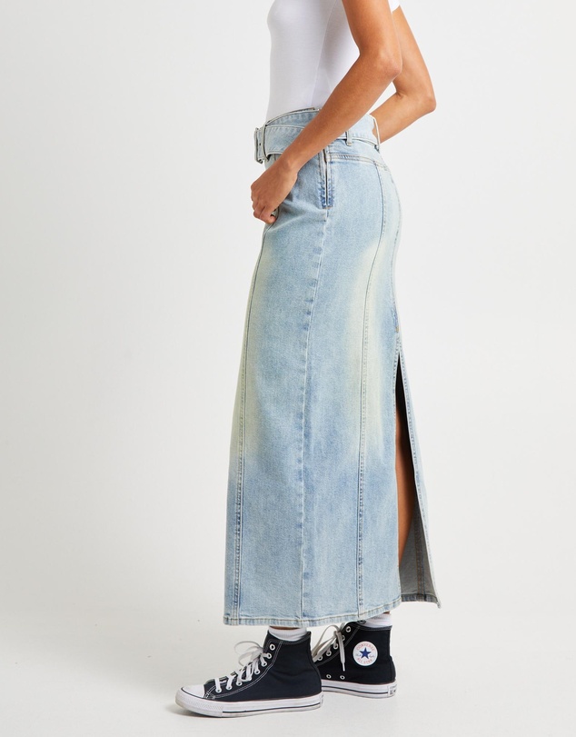 Insight - Kaya Low Belted Maxi Skirt