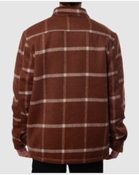 Fallen Footwear - Mens Lamb Jacket Brown