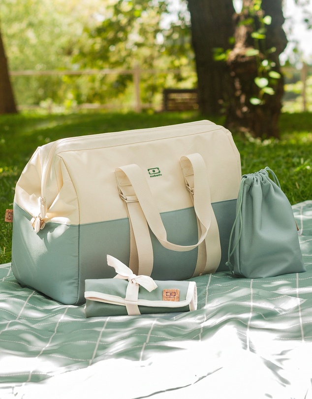 Monbento - Monbento Escape - The XXL Insulated Bag For All Your Outings - Green Natural