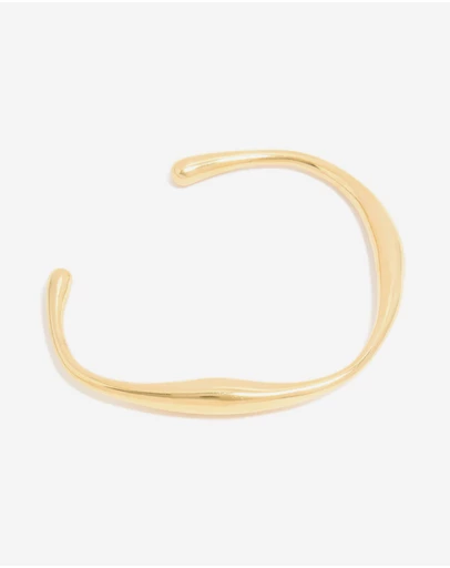 Lovisa - Waterproof Gold Plated Stainless Steel Organic Open Wrist Cuff
