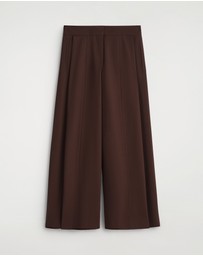 COS - Relaxed Wool-Blend Wide-Leg Trousers