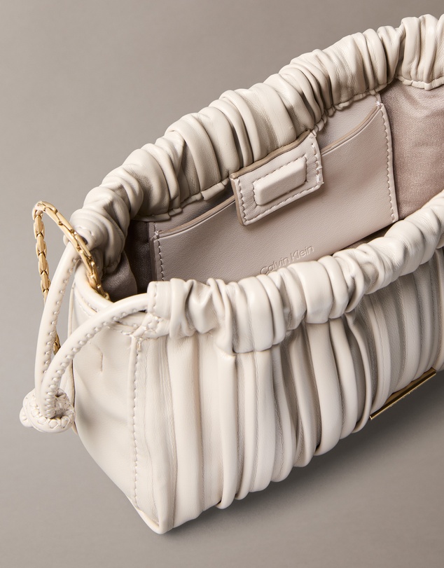 Calvin Klein - Mini Plissé Chain Crossbody Bag