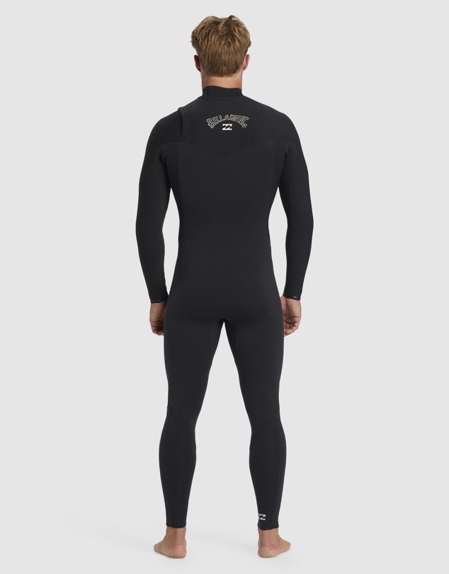 Billabong - Mens 3/2mm Revolution Natural Chest Zip Steamer Wetsuit