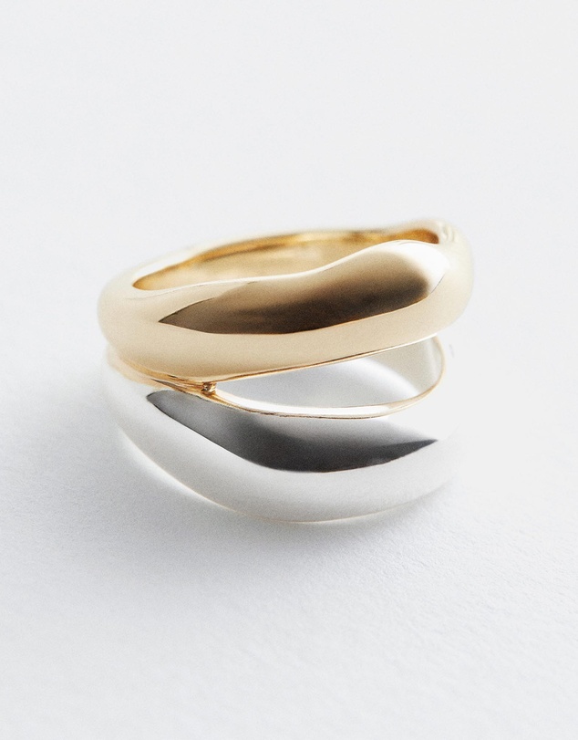 & Other Stories - Duo Tone Twin Ring