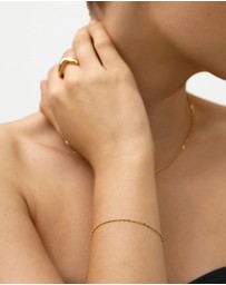 SAINT VALENTINE - Dash Dot Chain Bracelet - Gold