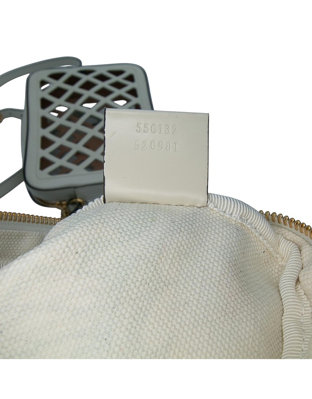 Pre-Loved by Azura Reborn - Pre-Loved Cutout Leather and Flora Canvas Infinity Crossbody