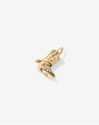 Michael Hill - Cowboy Boot Pendant in 18kt Vermeil with Cubic Zirconia