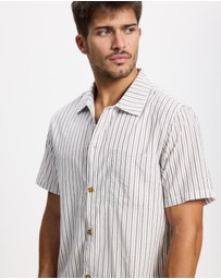 Rhythm - Seersucker Stripe SS Shirt