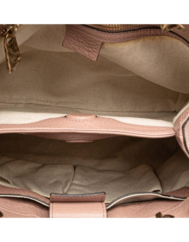 Pre-Loved by Azura Reborn - Pre-Loved Small Calfskin Bamboo Shopper Satchel
