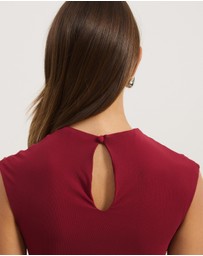 Atmos&Here - Leni Mesh Cap Sleeve Top