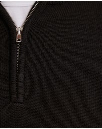 Oxford - Robert Zip Neck Knit Pullover