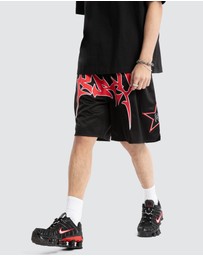 Kiss Chacey - Caution Mesh Basketballs Short