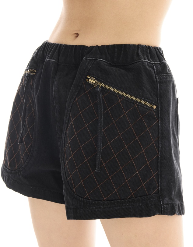 THE TALES - Hailey Pull On Denim Sports Shorts