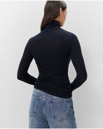 UNISON - Merino High Neck Top