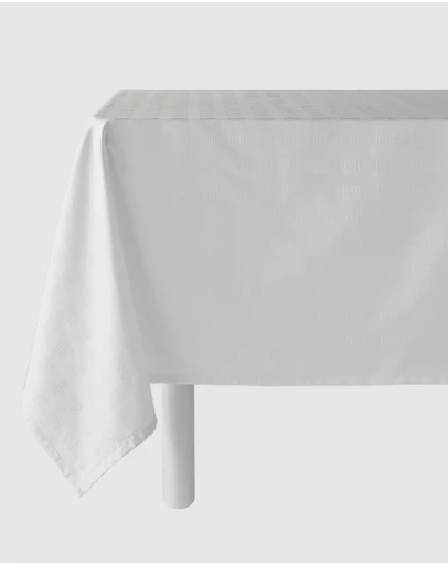 Greg Natale - Hellenica Rectangle Tablecloth White
