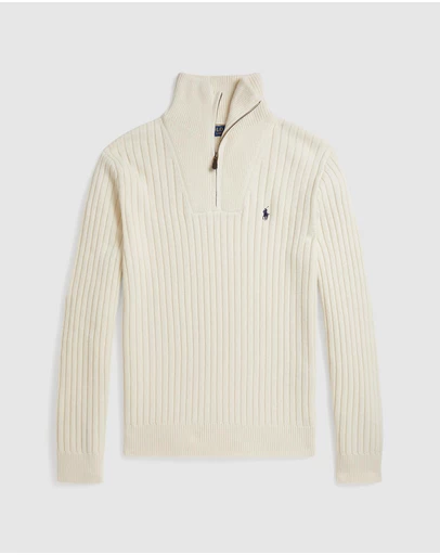 Polo Ralph Lauren - Rib-Knit Wool-Cotton Sweater