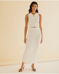 Atmos&Here - Venus Knit Midi Skirt