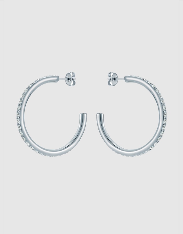 Ted Baker - CLANCI: Medium Crystal Hoop Earrings