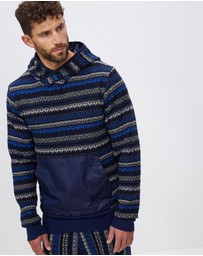 Surrounded By Ghosts - The Chromium Embroidered Knit Hoodie