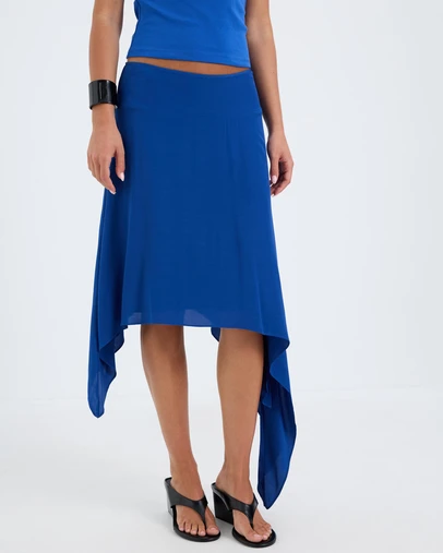 Calli - Charlotte Asymmetrical Midi Skirt