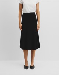 Country Road - Australian Cotton Blend Knit Midi Skirt