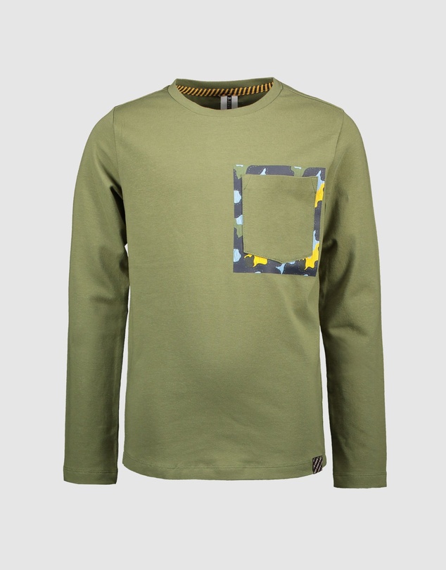 B.Nosy - Long Sleeve Tee With Pocket - Kids-Teens
