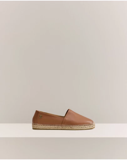 Trenery - Tallow Espadrille Flat in Russet