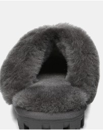 EVERAU - Australian Shepherd Ugg Waffle Slipper Sheepskin Upper House Shoes