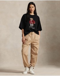 Polo Ralph Lauren - Rhinestone Polo Bear Cotton Jersey Tee