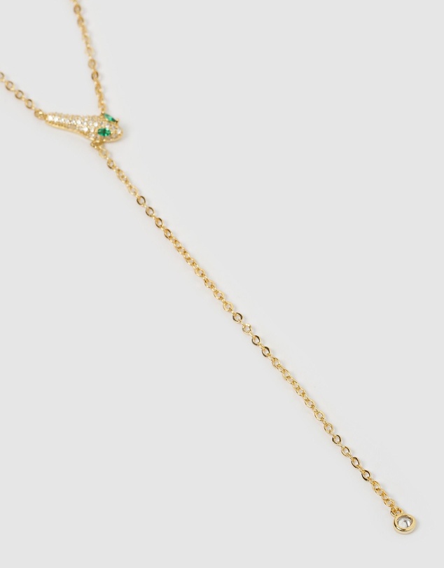 Izoa - Hailey Snake Head Necklace