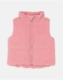 Fox & Finch - Wild Garden Quilted Zip Up Vest - Babies