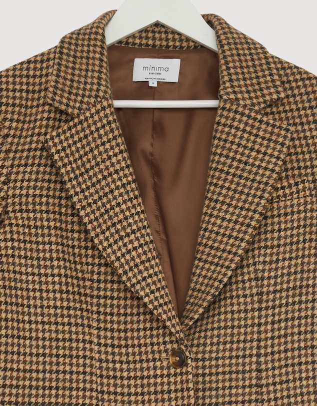 Revibe - Repaired Minima Esenciales Desi Wool Blazer - AU 8