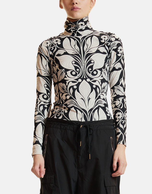 Cynthia Rowley - Turtle Neck Lycra Top