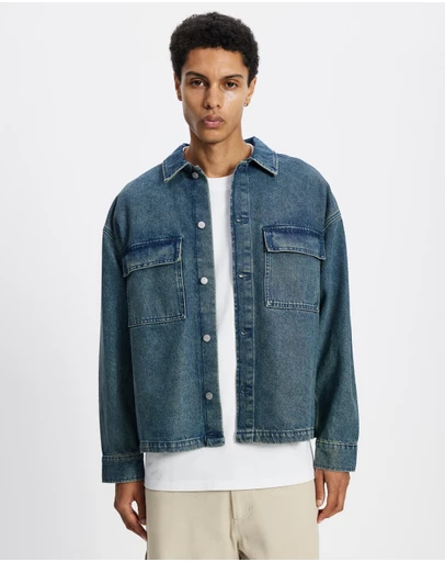 Jack & Jones - Meadows Denim Long Sleeve Overshirt