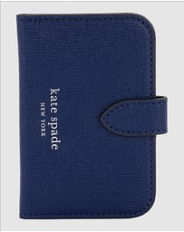 Kate Spade - Kate Spade Flowerbed Blue Case & Wallet Bundle Pack