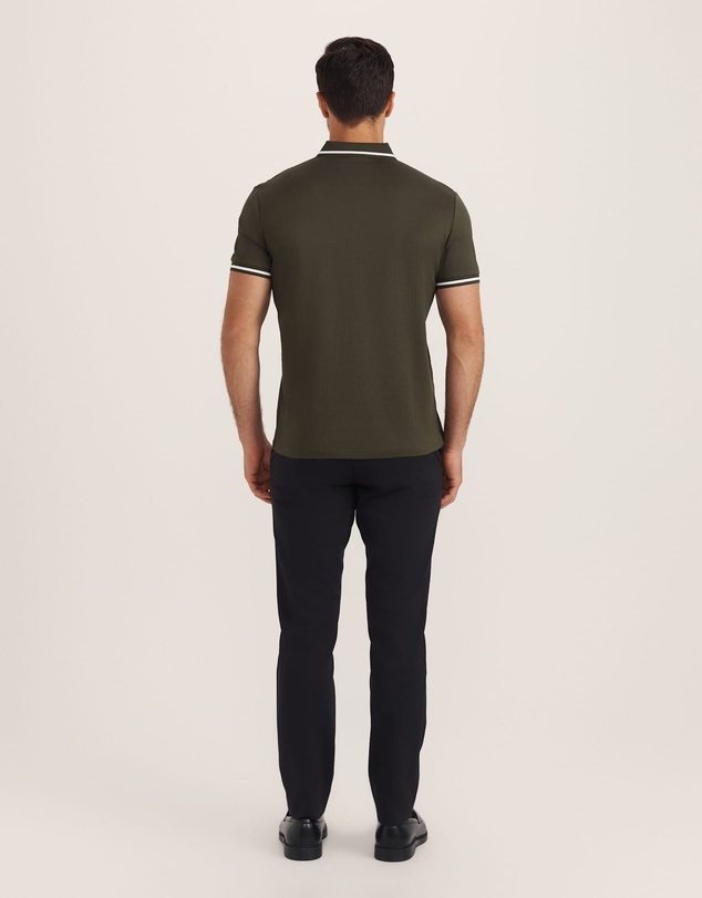 SABA - Ted Textured Cotton Polo