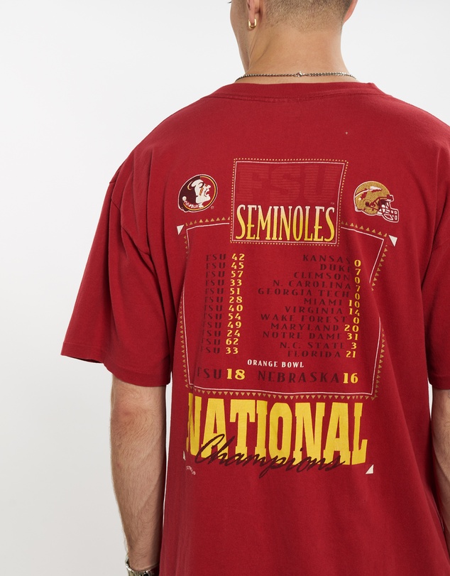 Vintage by The Real Deal - Pre Loved - 1993 NCAA Florida State Seminoles Tee