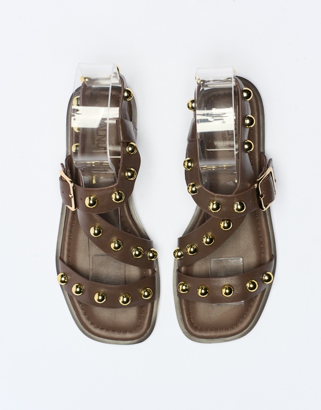 Walnut Melbourne - Reid Leather Sandal