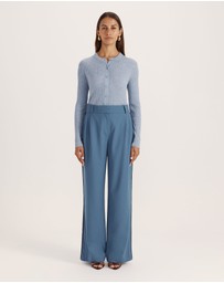 SABA - Celeste Wool Pleat Front Pant