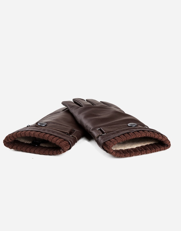 Ozwear Connection Uggs - Ugg Mens Silver Stud Tab Glove (Touch Screen)