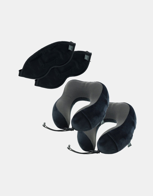 Milleni - Milleni Travel Couples Sleeping Pillows & Eye Masks Travel Pack
