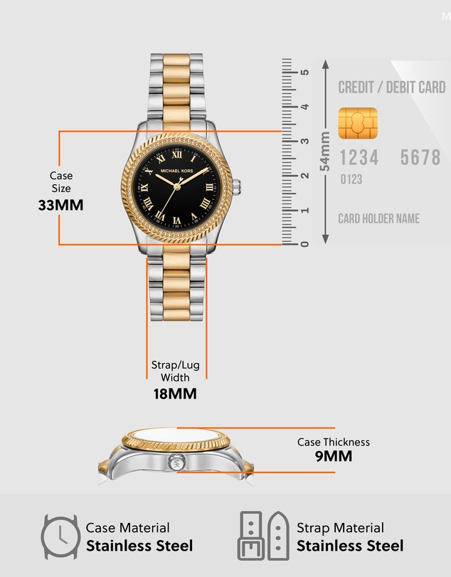 Michael Kors - Lexington Two Tone Analogue Watch