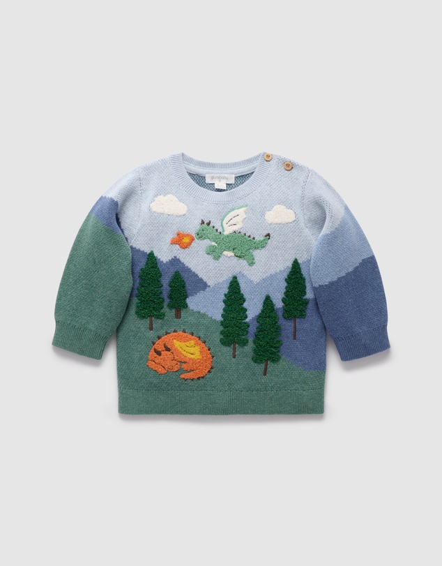 Purebaby - Dragon Mountain Jumper -Kids-Babies