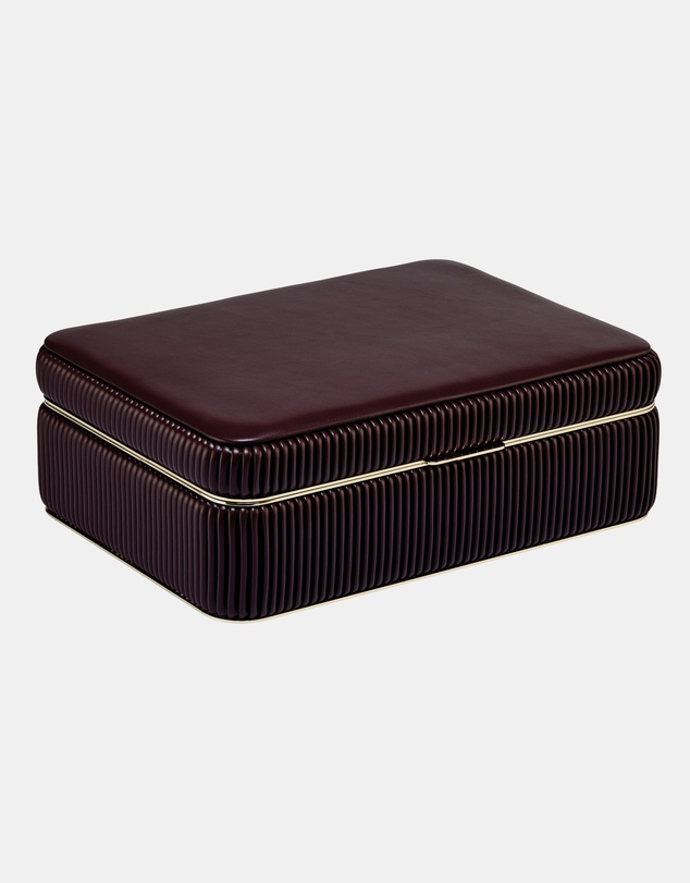 Wolf - Wolf Bella Medium Jewellery Box Bordeaux