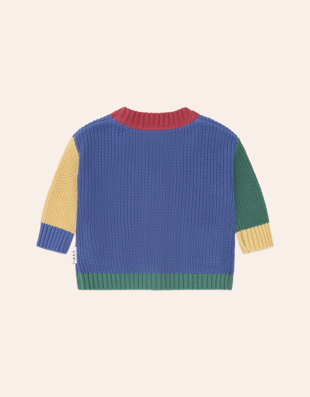 Huxbaby - Colour Block Varsity Hux Cardigan - Babies-Kids